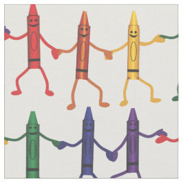 Tecido Crayon Friends Crayons