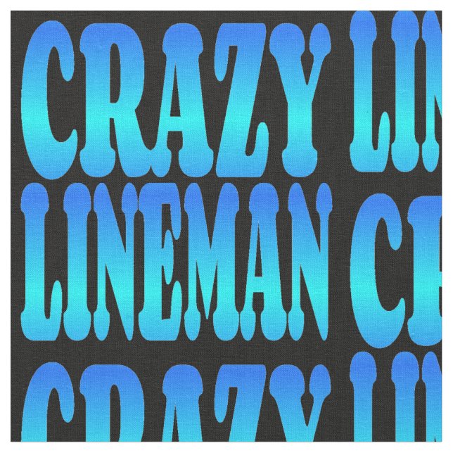 Tecido Crazy Lineman (Detalhe)