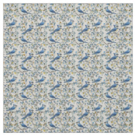 Tecido Create Your Own Blue Jays Songbirds Springtime