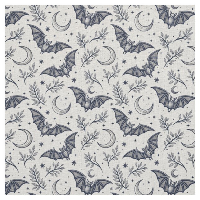 Tecido Create Your Own Cute Celestial Gothic Bats (Modelo)