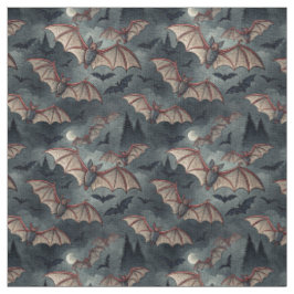 Tecido Create Your Own Gothic Bats Grey