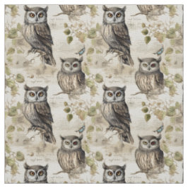Tecido Create Your Own Vintage Brown Owls