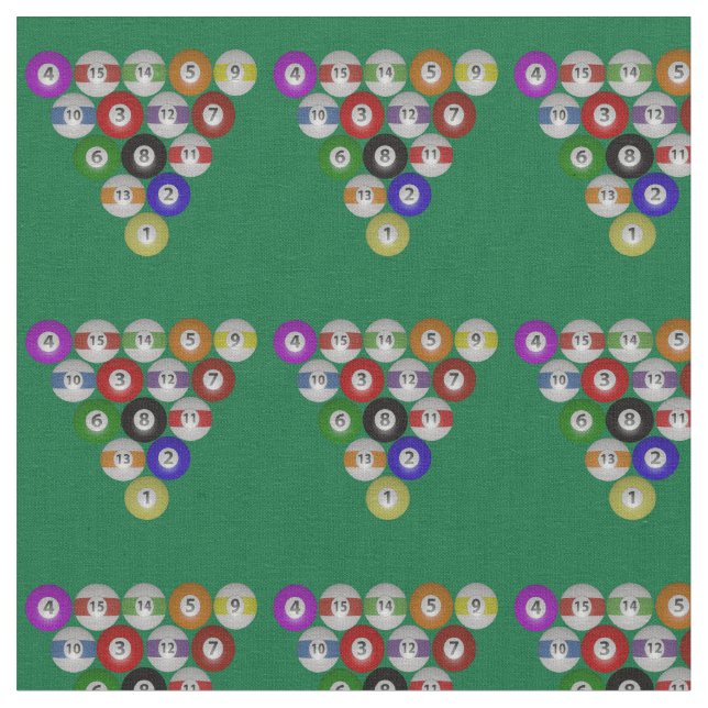 Tecido Cremalheira de salão de piscina de 8 bilhar da (Detalhe)