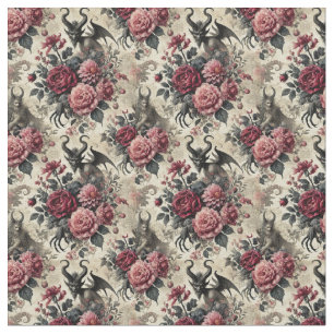 Tecido Crematório rosa - Azulejo Gótico denso