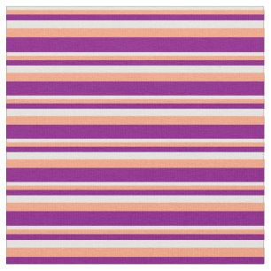 Tecido Creme de Mint, Salmão Claro e Colorido Roxo
