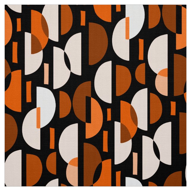 Tecido Crescent Pattern 010921 - Orange (Padrão Crescente (Modelo)