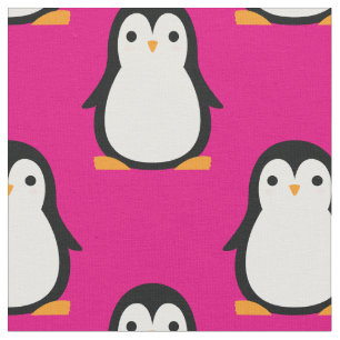Tecido Crianças Bonitas Penguin Cartoon Baby Nursery