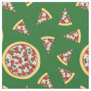 Tecido Crianças de Comida de pizza doce