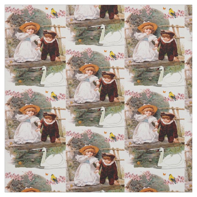 Tecido Crianças no jogo (Modelo)