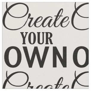 Tecido Criar seus próprios