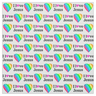 TECIDO CRISTÃO E RELIGIOSO EU AMO JESUS