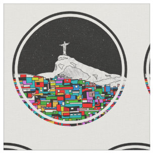 Tecido Cristo da estátua do Redeemer Rio