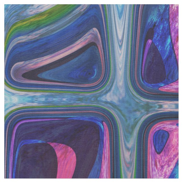 Tecido Cubos coloridos pequenos psicadélicos (Detalhe)