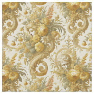 Tecido Culpa do Azulejo Clássico Dourado - Gótico