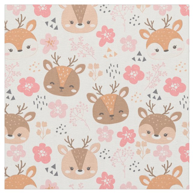Tecido Cute Deer (Detalhe)