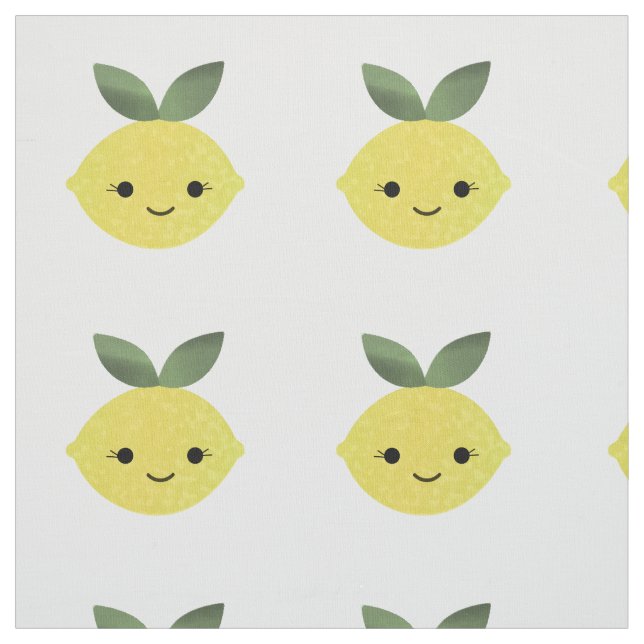 Tecido Cute Kawaii Lemon (Modelo)