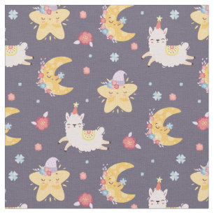 Tecido Cute Llamas