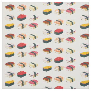 Tecido Cute Sushi