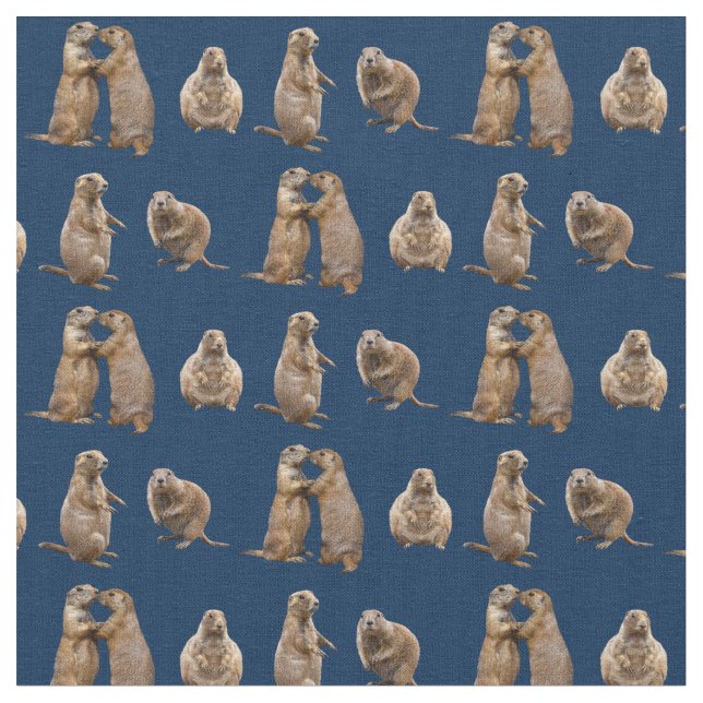Tecido da agitação do cão de pradaria (marinho) (Detalhe)