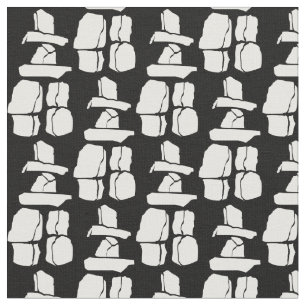 Tecido da arte de Vancôver Inukshuk do tecido da