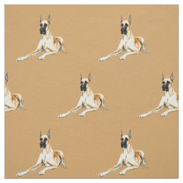 Tecido da arte do cão de great dane