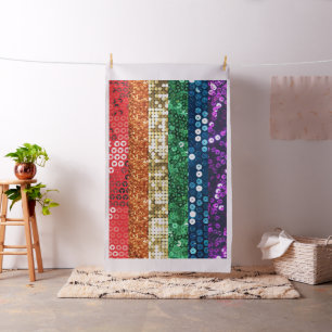 tecido da bandeira do orgulho do sequin