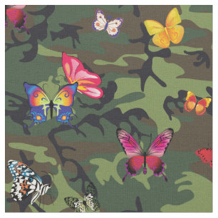 tecido da camuflagem da borboleta