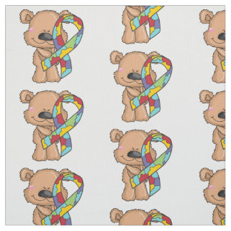 Tecido da consciência do urso da fita do autismo