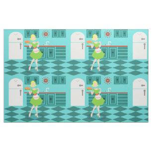 Tecido da Cozinha Retroativa