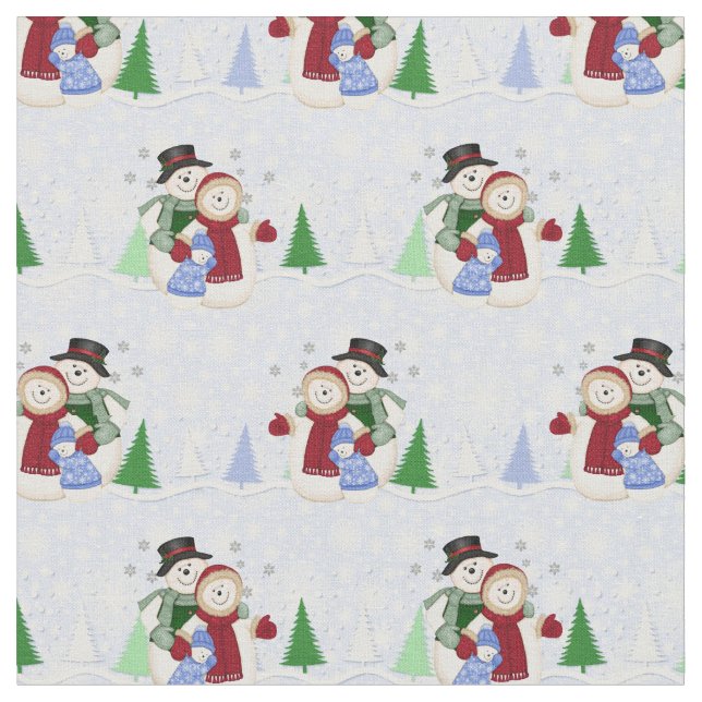 Tecido da Família Snowflakes Snow (Detalhe)