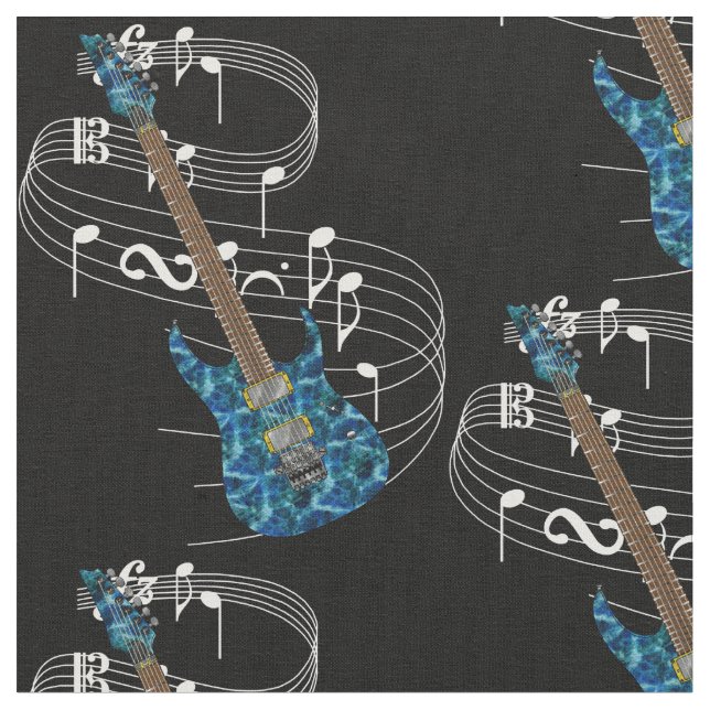 Tecido da guitarra elétrica - obscuridade (Detalhe)