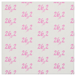 Tecido da maratona do rosa 26,2