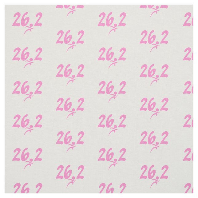 Tecido da maratona do rosa 26,2 (Modelo)