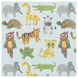 Tecido da Selva Animal Nursery