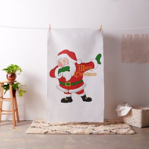 Tecido dabbing santa claus