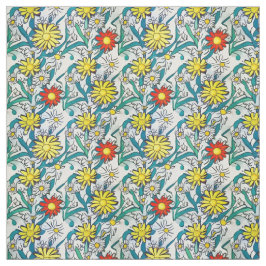 Tecido Daisies Modern Pop Art Pintado