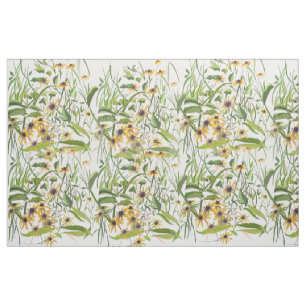 Tecido Daisy Garden Amarelo e Verde