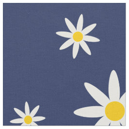 Tecido Daisy Marinho