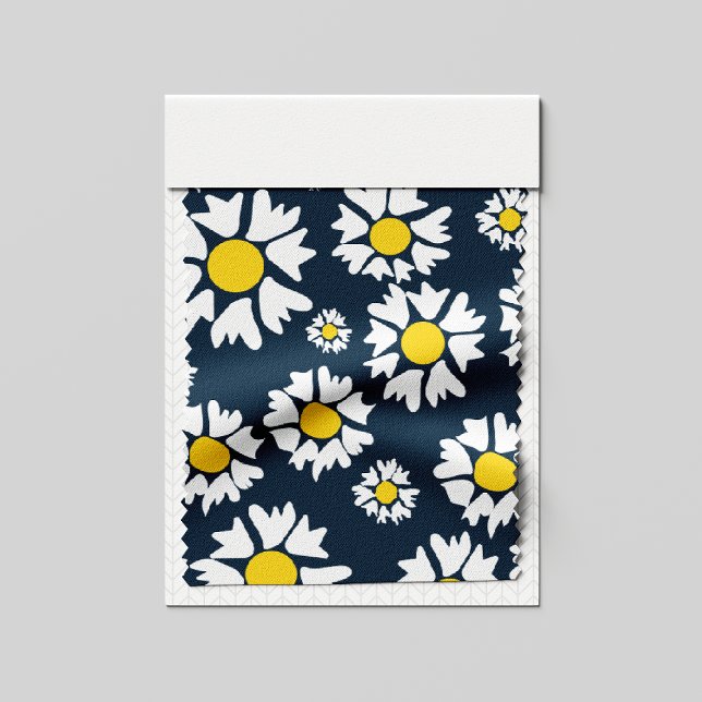 Tecido Daisy Pattern, Floral Pattern, White Daisies (Criador carregado)