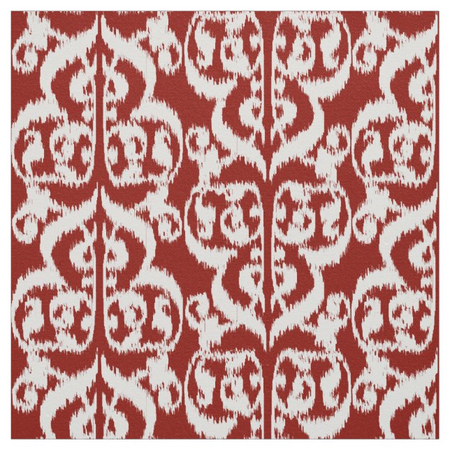 Tecido Damasco do Moorish de Ikat - obscuridade - (Modelo)