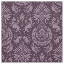 Damasco do século 12 com Animais