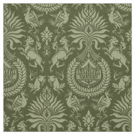 Tecido Damasco do século 12 com Animais