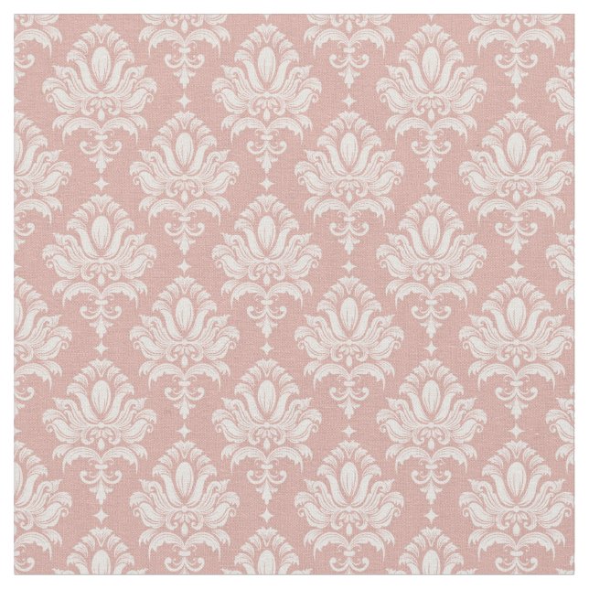 Tecido Damasco Rosa (Detalhe)