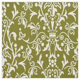 Tecido Damask Olive
