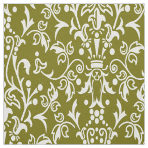 Tecido Damask Olive