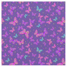 Tecido Dança das borboletas