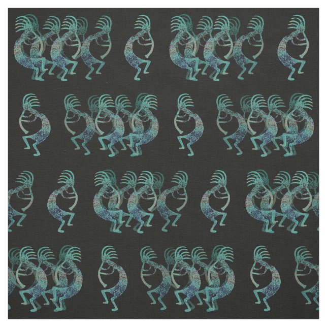 Tecido Dança de Kokopelli (Modelo)