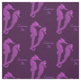 Tecido Dança Dos Cavalos-marinhos (Roxo)