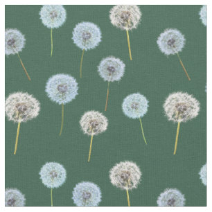 Tecido Dandelions Dandelion bloqueia Impressão Verde