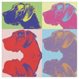 Tecido Dane de desenho de pop Art